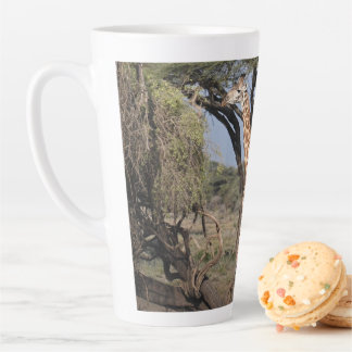 Taza De Café Latte Giraffe africana fallecida