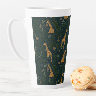 Taza De Café Latte Giraffe Hangout Tropical