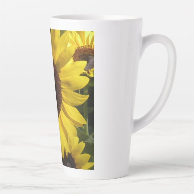 Taza De Café Latte Girasol (Derecha)