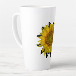 Taza De Café Latte Girasol