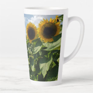 Taza De Café Latte Girasol