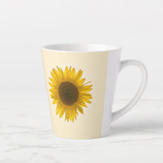 Taza De Café Latte Girasol
