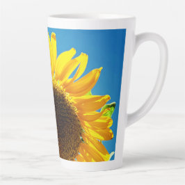 Taza De Café Latte Girasol