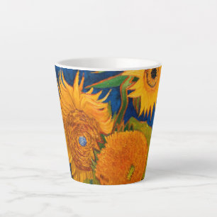 Taza De Café Latte Girasoles de Van Gogh