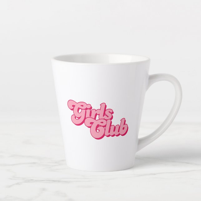Taza De Café Latte Girls Club (Derecha)