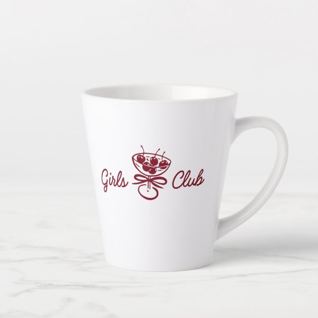 Taza De Café Latte Girls Club (Derecha)