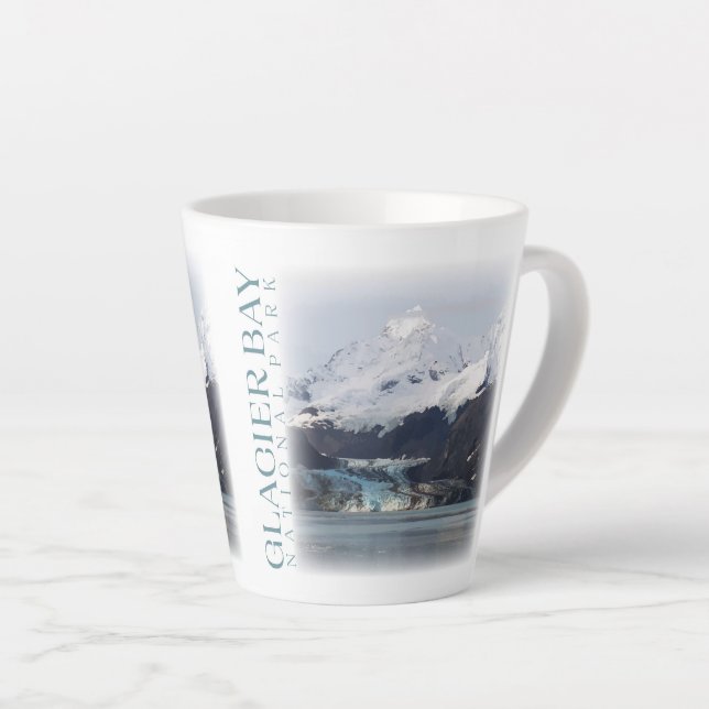 Taza De Café Latte Glacier Bay Mug, Copa del Parque Nacional del Café (Ángulo derecho)