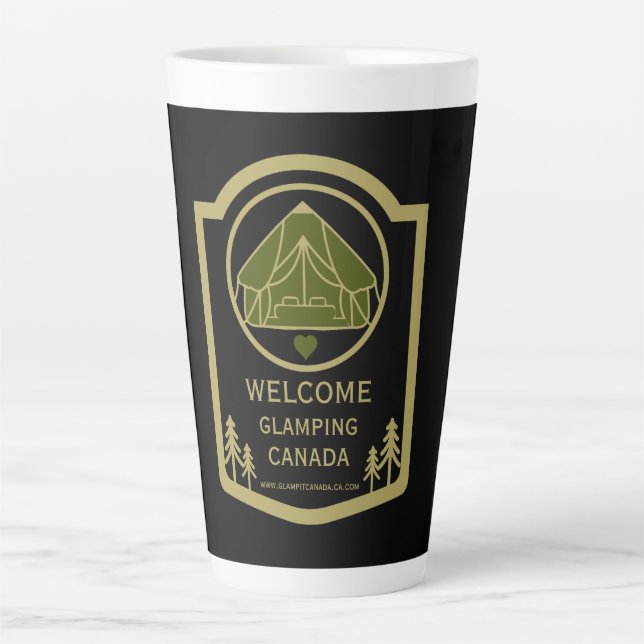 Taza De Café Latte Glamour Canada Business (Anverso)