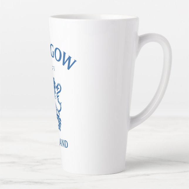 TAZA DE CAFÉ LATTE GLASGOW, ESCOCIA (Derecha)
