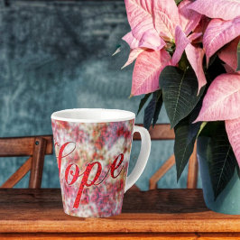 Taza De Café Latte Glitz en Latte Mug de Peppermint