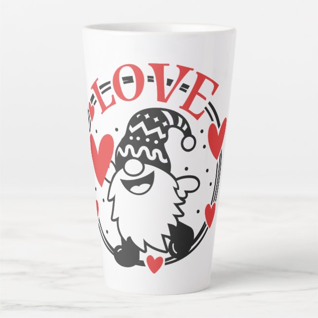 Taza De Café Latte Gnomos Aman (Anverso)