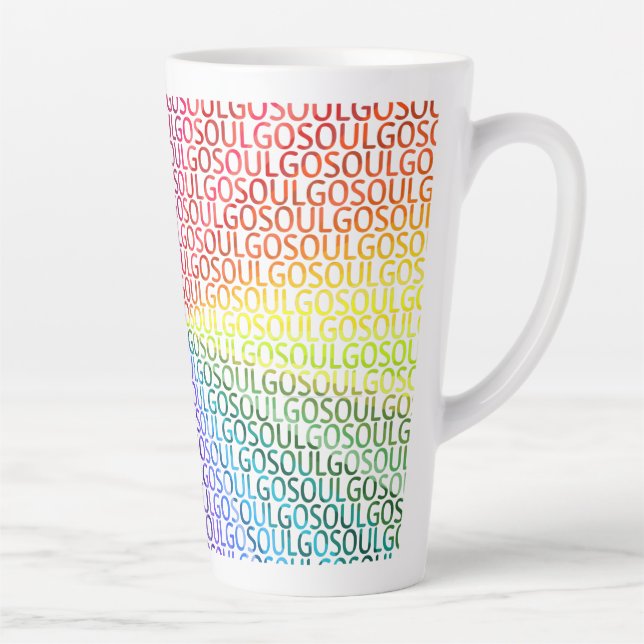 Taza De Café Latte Go Soul! (Derecha)