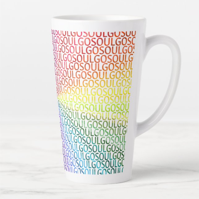 Taza De Café Latte Go Soul (Derecha)