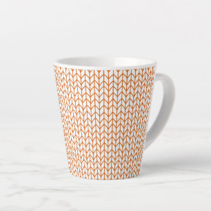 Taza De Café Latte GOLD LINE KNIT Latte Mug