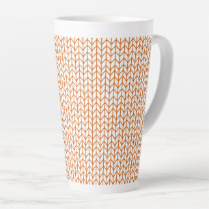 Taza De Café Latte GOLD LINE KNIT Tall Latte Mug