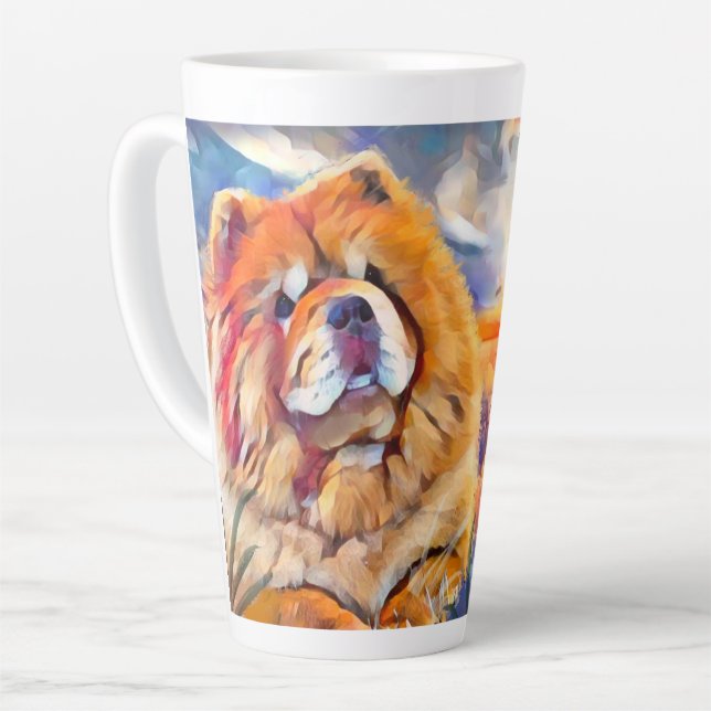 Taza De Café Latte GOLDEN CHICA chow (Ángulo izquierdo)