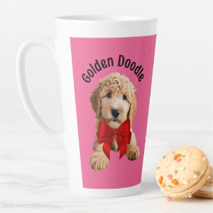 Taza De Café Latte Golden Doodle Puppy