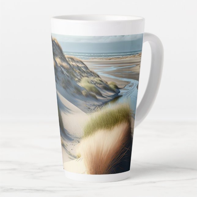 Taza De Café Latte Golden Dunes (Ángulo derecho)
