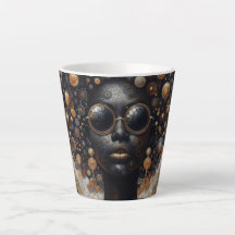 "Golden Gaze" Latte Mug