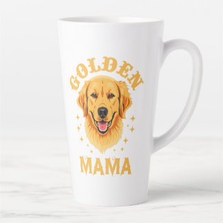 Taza De Café Latte Golden Retriever Mamá amante de los perros mascota