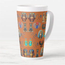 Taza De Café Latte Golden Sands Revival: Authentic Egyptian Antiquity