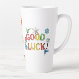 Taza De Café Latte Good Luck Sunshine Mug Sticker – Bright, Cheerful 