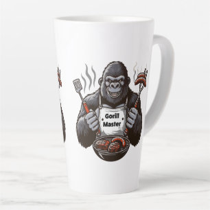 Taza De Café Latte Gorilla Grill Master