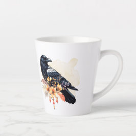 Taza De Café Latte Goth Raven Coffee Mug Dark Aesthetic