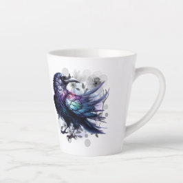 Taza De Café Latte Goth Raven Coffee Mug Dark Aesthetic 
