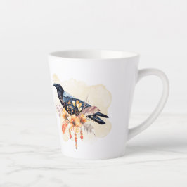 Taza De Café Latte Goth Raven Coffee Mug Dark Aesthetic 