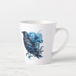 Taza De Café Latte Goth Raven Coffee Mug Dark Aesthetic 