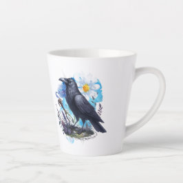 Taza De Café Latte Goth Raven Coffee Mug Dark Aesthetic 