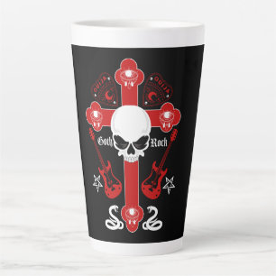 Taza De Café Latte Gótico Rock Fashion