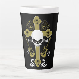 Taza De Café Latte Gótico Rock Fashion