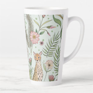 Taza De Café Latte Gracia en la naturaleza