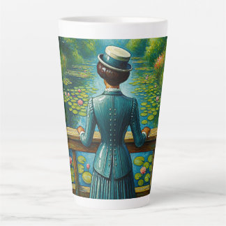 Taza De Café Latte Gracia Victoriana al Borde del Agua