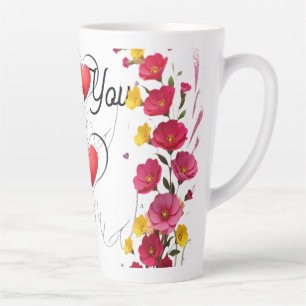 Taza De Café Latte Gracias Agradecido Con Agradecimientos Muchos Agra