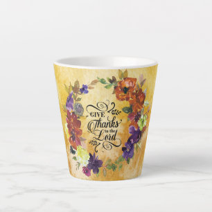 Taza De Café Latte Gracias al Señor, gracias