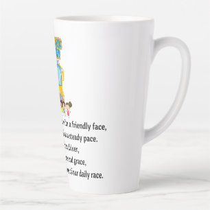 Taza De Café Latte Gracias, Conductor de Autobús Escolar.