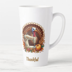 Taza De Café Latte Gracias, costura turca