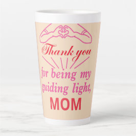 Taza De Café Latte Gracias por ser mi luz guía, mamá