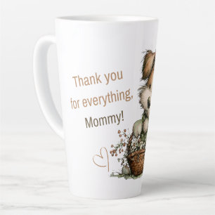 Taza De Café Latte Gracias por todo, Mamá!