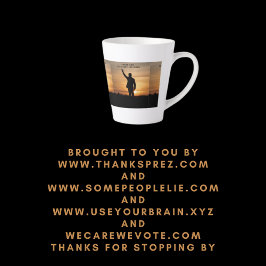 Taza De Café Latte Gracias Presidente Joe Biden