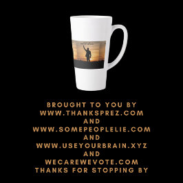 Taza De Café Latte Gracias Presidente Joe Biden Latte Mug