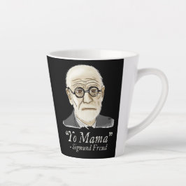 Taza De Café Latte Graciosa psicología de Freud