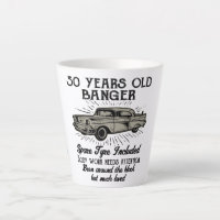 Gracioso 50 cumpleaños Retro Car Banger Agregar fe