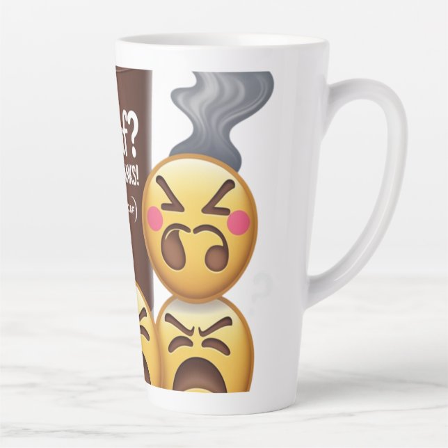 Taza De Café Latte Gracioso café Lover Latte Mug (Derecha)