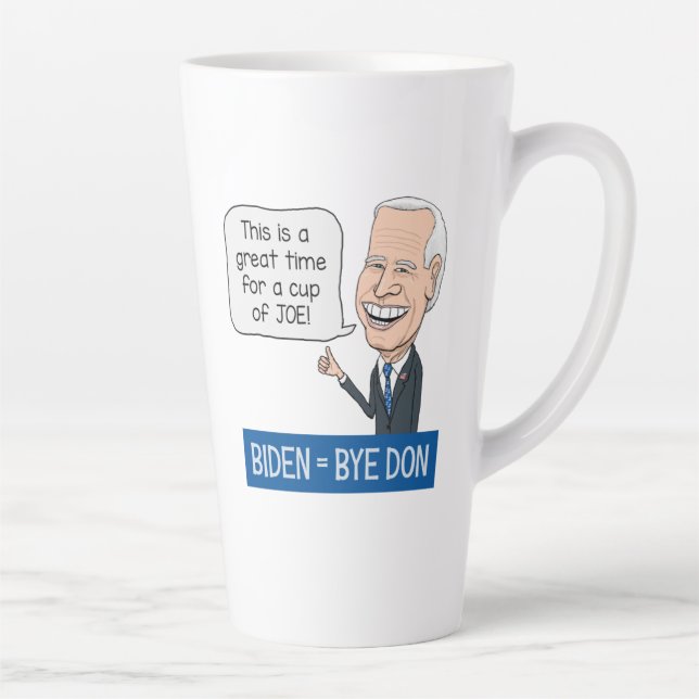 Taza De Café Latte Gracioso Joe Biden Cup de Joe (Derecha)
