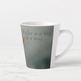 Taza De Café Latte Gracioso Latte Mug - "Pero primero, café"