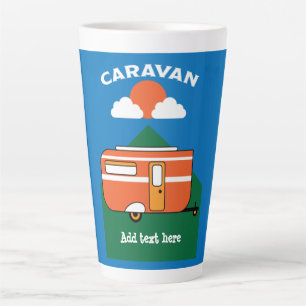 Taza De Café Latte Graciosos accesorios para caravanas Camping Carava